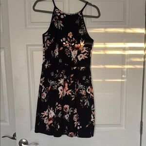 Floral Navy Dress